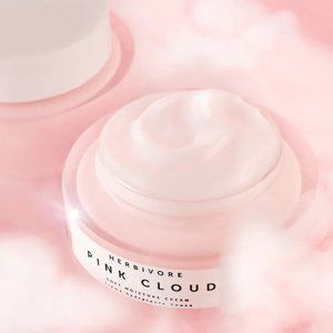 HERBIVORE Pink Cloud Soft Moisture Cream - 1.7 fl oz | 50 mL glass jar